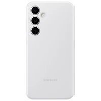 Étui à rabat S-View pour Galaxy S24 FE de Samsung - Blanc