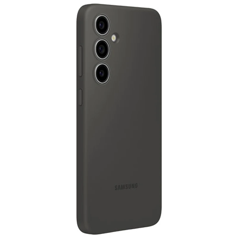 Samsung Silicone Fitted Soft Shell Case for Galaxy S24 FE - Black