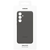 Samsung Silicone Fitted Soft Shell Case for Galaxy S24 FE - Black