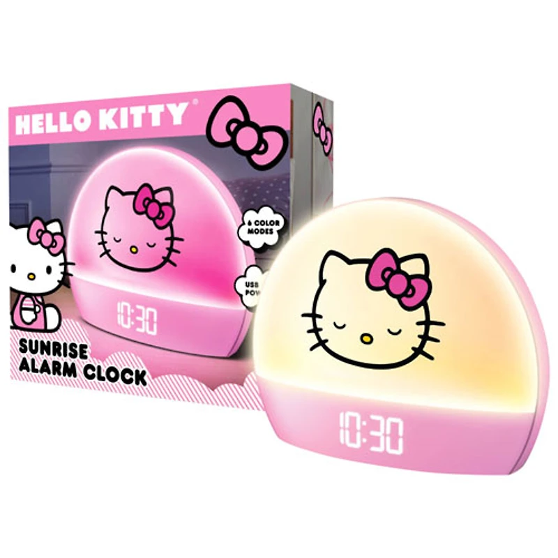 Réveille-matin Hello Kitty Sunrise (HKCLK01WH)