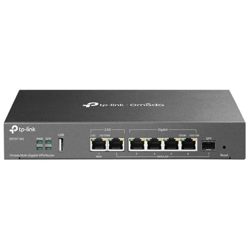 TP-Link Omada 6-Ports Multi-Gigabit IEEE 802.1Q 2.5 Gigabit VPN Router