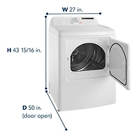 Sécheuse électrique de 7,0 pi³ d'Insignia (NS-DRT70EWA5-C) - Blanc - Exclusivité Best Buy