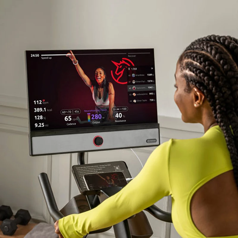 Vélo d'exercice intelligent G1M Max avec écran intelligent de 21,5 po de Yesoul