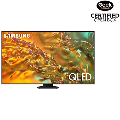 Téléviseur intelligent Tizen HDR QLED UHD 4K de 55 po de Samsung (QN55Q80DAFXZC) - 2024 - Boîte ouverte