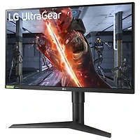 LG UltraGear 27" QHD 144Hz 1ms GTG IPS LED G-Sync FreeSync Gaming Monitor (27GL83A-B) - Matte Black