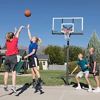 Lifetime 60" Bolt Down Tempered Glass Portable Basketball System