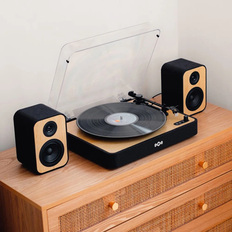 Tourne-disque Stir it Up Revolution avec haut-parleurs de House of Marley - Partenaire de détail exclusif