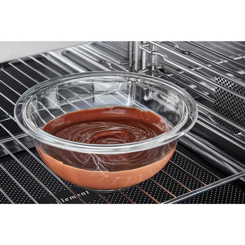 Four à micro-ondes à hotte intégrée de KitchenAid avec capteur infrarouge - 1,1 pi³ - Acier inoxydable PrintShield