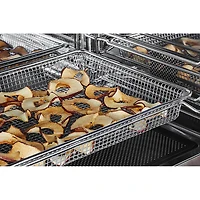 Four à micro-ondes à hotte intégrée de KitchenAid avec capteur infrarouge - 1,1 pi³ - Acier inoxydable PrintShield