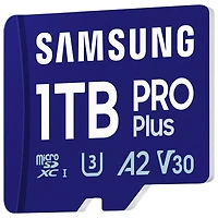 Carte mémoire microSDXC UHS-I 180 Mo/s 1 To Pro Plus de Samsung avec adaptateur SD - Exclusivité Best Buy