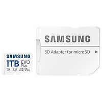 Samsung Evo Plus 1TB 160MB/s microSDXC UHS-I Memory Card with SD Adapter