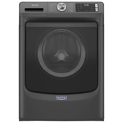 Laveuse à vapeur à chargement frontal haute efficacité de Maytag 5,5 pi³ (MHW6630MBK) - Noir volcanique
