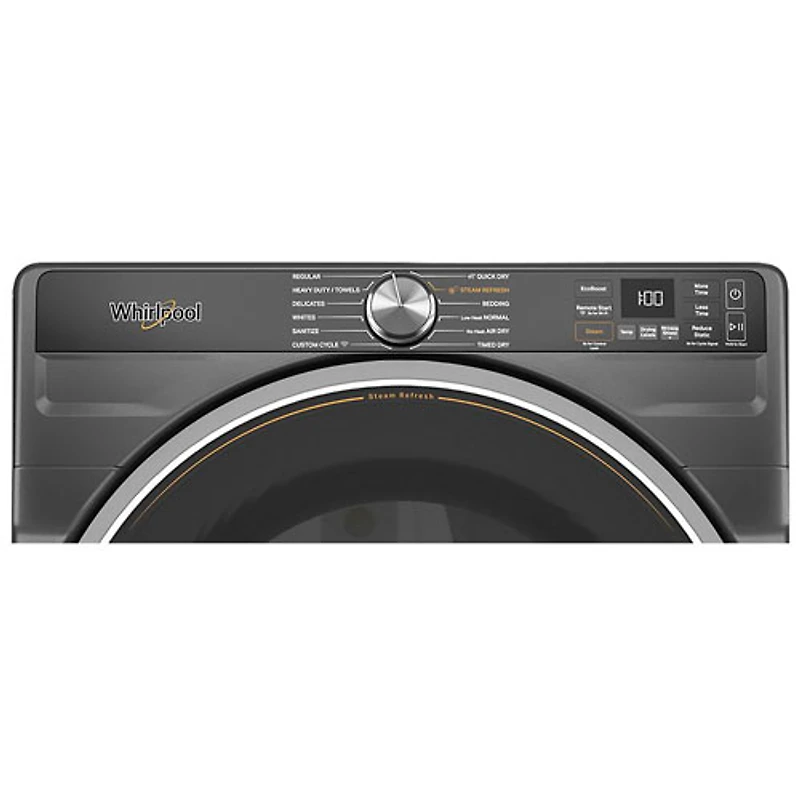 Whirlpool 7.4 Cu. Ft. Electric Steam Dryer (YWED6720RU) - Volcano Black
