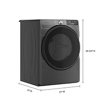 Whirlpool 7.4 Cu. Ft. Gas Steam Dryer (WGD5720RU) - Volcano Black