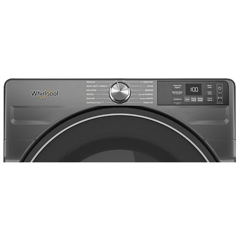 Whirlpool 7.4 Cu. Ft. Gas Steam Dryer (WGD5720RU) - Volcano Black
