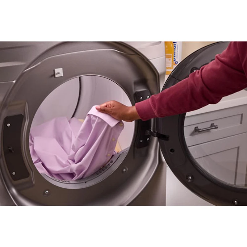 Whirlpool 7.4 Cu. Ft. Gas Steam Dryer (WGD5720RU) - Volcano Black