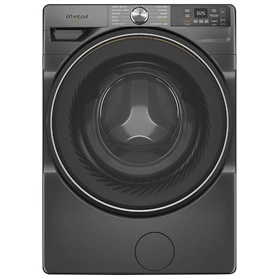 Whirlpool 4.5 Cu. Ft. High Efficiency Front Load Steam Washer (WFW5720RU) - Volcano Black