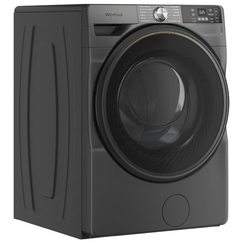 Whirlpool 4.5 Cu. Ft. High Efficiency Front Load Steam Washer (WFW5720RU) - Volcano Black