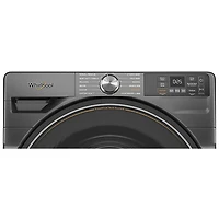Whirlpool 4.5 Cu. Ft. High Efficiency Front Load Steam Washer (WFW5720RU) - Volcano Black