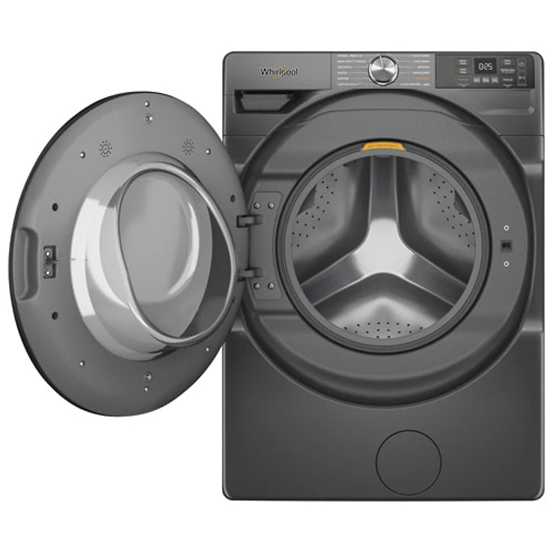 Whirlpool 4.5 Cu. Ft. High Efficiency Front Load Steam Washer (WFW5720RU) - Volcano Black