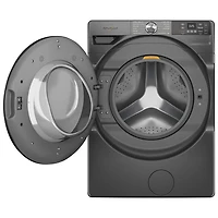 Whirlpool 4.5 Cu. Ft. High Efficiency Front Load Steam Washer (WFW5720RU) - Volcano Black