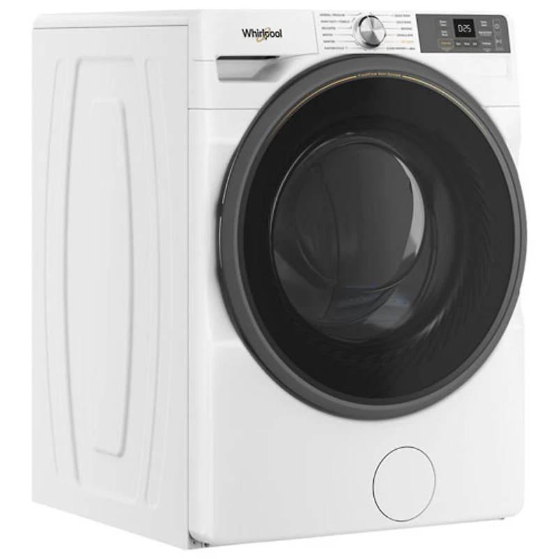 Laveuse à chargement frontal haute efficacité de 5,2 pi³ de Whirlpool (WFW5720RW) - Blanc