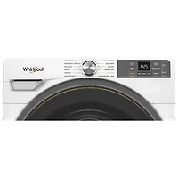 Laveuse à chargement frontal haute efficacité de 5,2 pi³ de Whirlpool (WFW5720RW) - Blanc