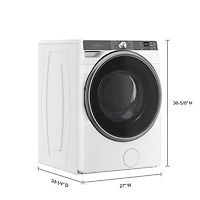 Whirlpool 5.8 Cu. Ft. High Efficiency Front Load Steam Washer (WFW6720RW) - White