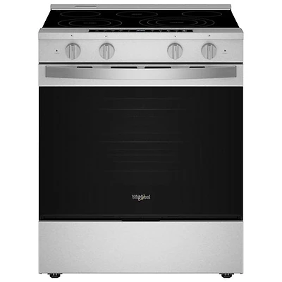 Whirlpool 30" 5.3 Cu. Ft. Self-Clean Slide-In Electric Air Fry Range (YWSES7530RZ) -Fingerprint Resistant Stainless