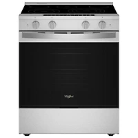 Whirlpool 30" 5.3 Cu. Ft. Self-Clean Slide-In Electric Air Fry Range (YWSES7530RZ) -Fingerprint Resistant Stainless