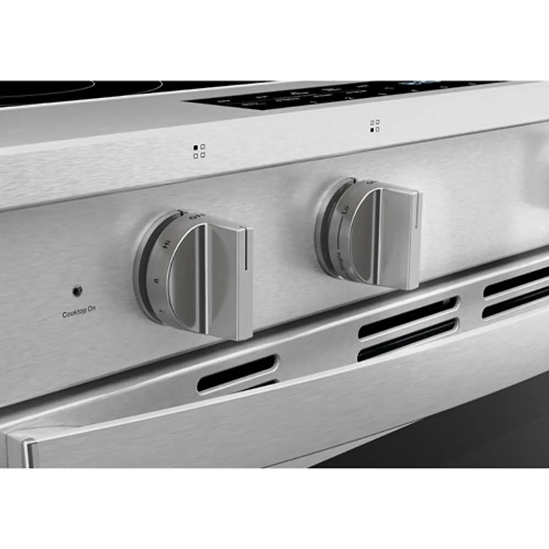 Whirlpool 30" 5.3 Cu. Ft. Self-Clean Slide-In Electric Air Fry Range (YWSES7530RZ) -Fingerprint Resistant Stainless