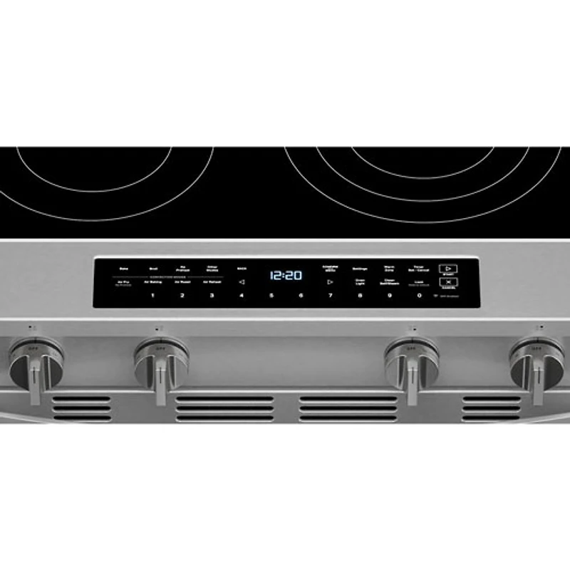 Whirlpool 30" 5.3 Cu. Ft. Self-Clean Slide-In Electric Air Fry Range (YWSES7530RZ) -Fingerprint Resistant Stainless