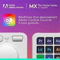 Console numérique programmable et molette de commande MX Creative de Logitech