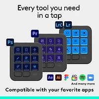 Console numérique programmable et molette de commande MX Creative de Logitech