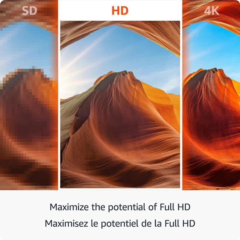 Clé de diffusion multimédia en continu Fire TV Stick HD (2024) avec télécommande vocale Alexa d'Amazon
