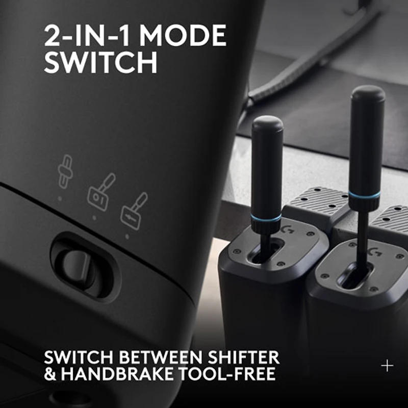 Frein à main à levier de vitesse RS de Logitech pour PlayStation/Xbox/PC