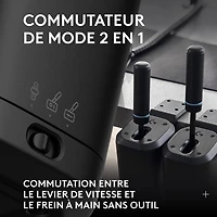 Frein à main à levier de vitesse RS de Logitech pour PlayStation/Xbox/PC