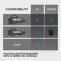 Frein à main à levier de vitesse RS de Logitech pour PlayStation/Xbox/PC