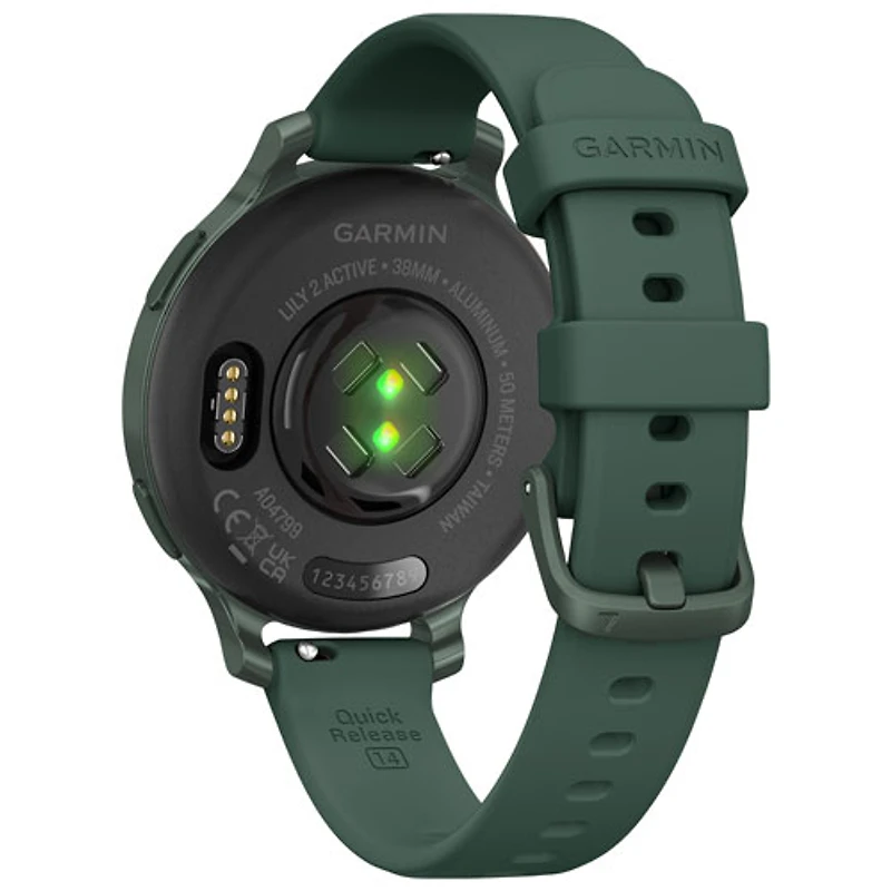 Montre intelligente Bluetooth de 40 mm Lily 2 Active de Garmin - Vert Jasper