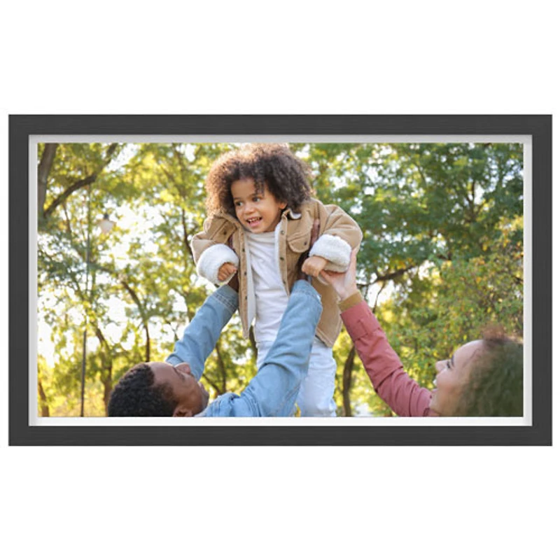 FotoStream 21.5" Digital Photo Frame with Interchangeable Frames (FS-WPF04EF) - Oak/Black - Only at Best Buy