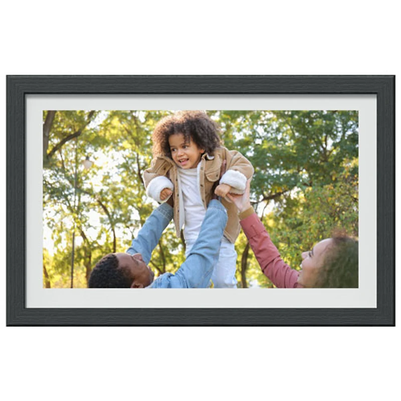 FotoStream 15.6" Digital Photo Frame with Interchangeable Frames (FS-WPF03EF) - Oak/Black - Only at Best Buy
