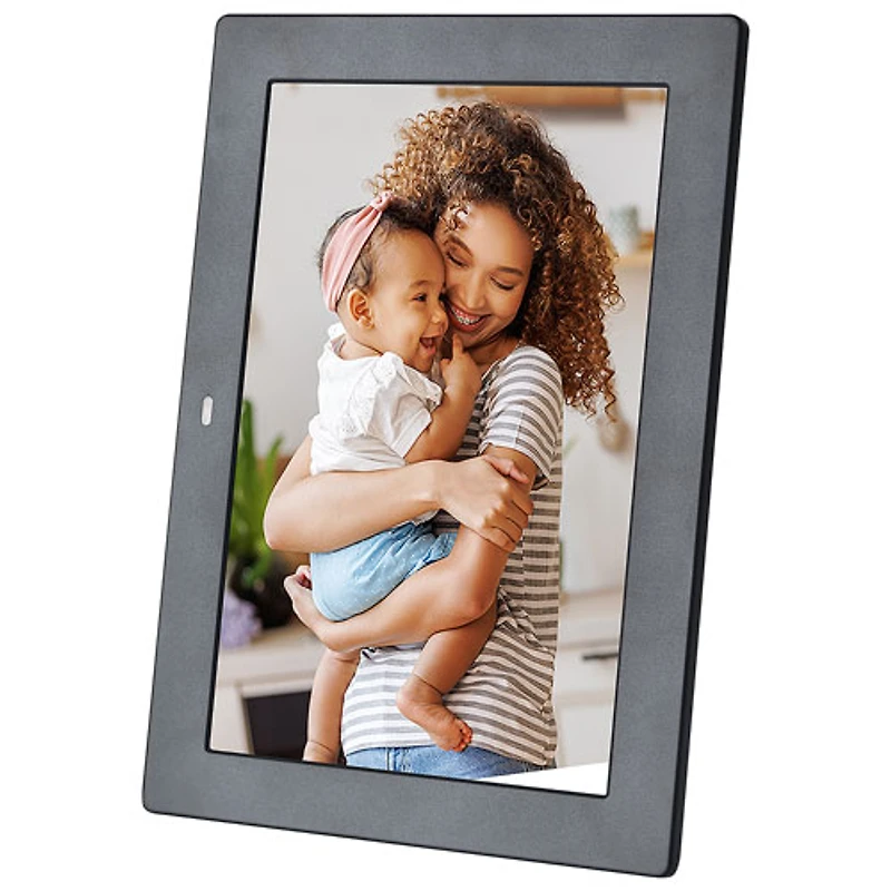 Cadre photo numérique de 10,1 po de FotoStream avec télécommande (FS-WPF05EF) - Noir - Exclusivité Best Buy