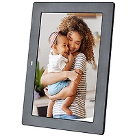 Cadre photo numérique de 10,1 po de FotoStream avec télécommande (FS-WPF05EF) - Noir - Exclusivité Best Buy
