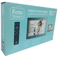 Cadre photo numérique de 10,1 po de FotoStream avec télécommande (FS-WPF05EF) - Noir - Exclusivité Best Buy
