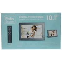 Cadre photo numérique de 10,1 po de FotoStream avec télécommande (FS-WPF05EF) - Noir - Exclusivité Best Buy