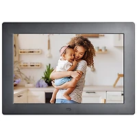 Cadre photo numérique de 10,1 po de FotoStream avec télécommande (FS-WPF05EF) - Noir - Exclusivité Best Buy