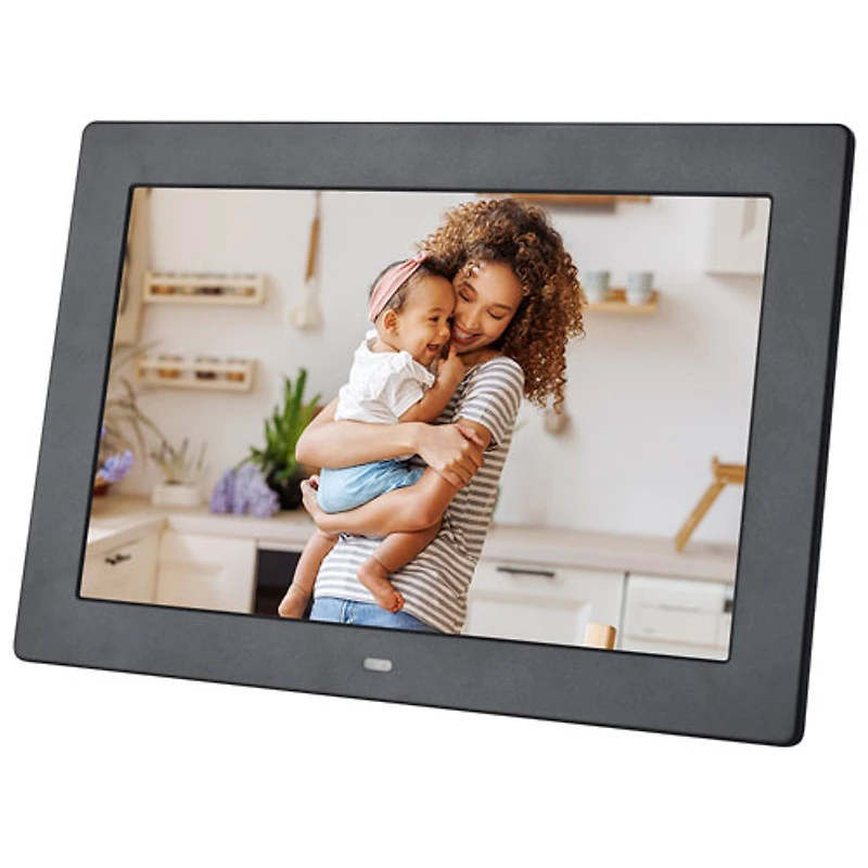 Cadre photo numérique de 10,1 po de FotoStream avec télécommande (FS-WPF05EF) - Noir - Exclusivité Best Buy