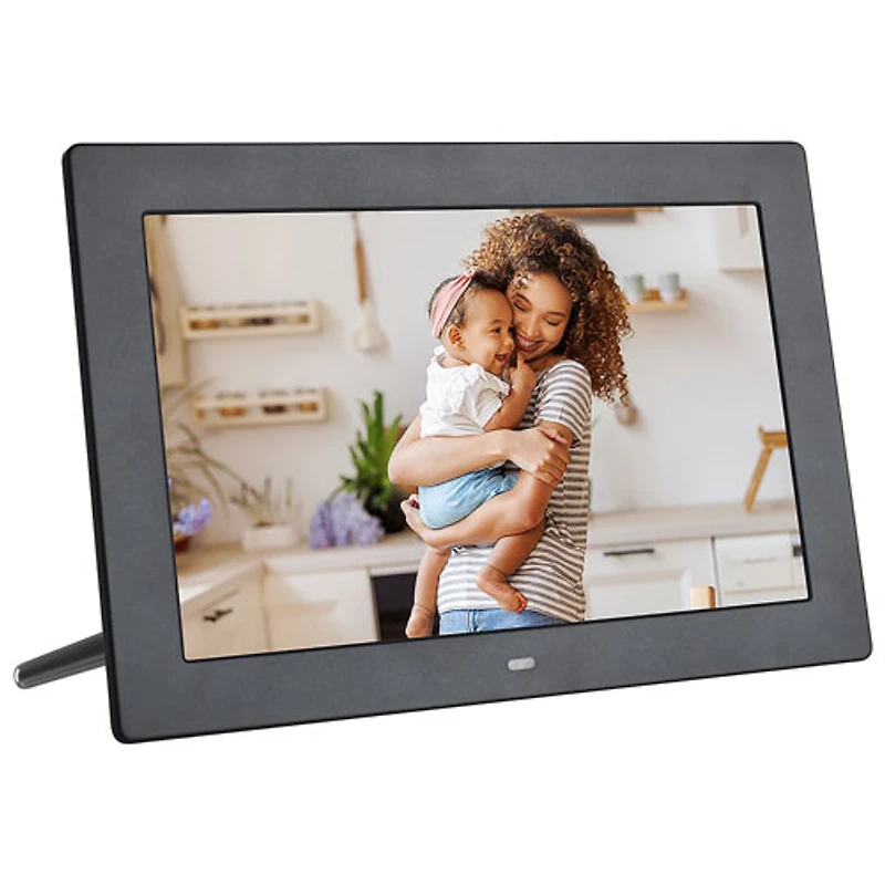 Cadre photo numérique de 10,1 po de FotoStream avec télécommande (FS-WPF05EF) - Noir - Exclusivité Best Buy