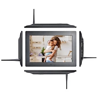 Cadre photo numérique de 10,1 po de FotoStream avec télécommande (FS-WPF05EF) - Noir - Exclusivité Best Buy