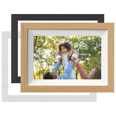 FotoStream 10.1" Digital Photo Frame with Interchangeable Frames (FS-WPF02EF) - Oak/Black - Only at Best Buy